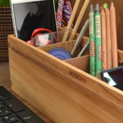 Trey V2 - Ayarlanabilir 4 Bölümlü Ofis Kalemlik - Küçük