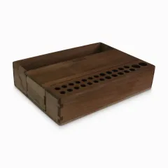 Reka Mini Organizer - Çekmece ve Açık Saklama Gözü - Ceviz