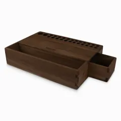 Reka Mini Organizer - Çekmece ve Açık Saklama Gözü - Ceviz