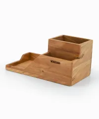 ProKit Masaüstü Kalemlik Organizer - Bölümlü Kalemlik ve Not Kağıdı Kutusu - Model 5 - Kiraz